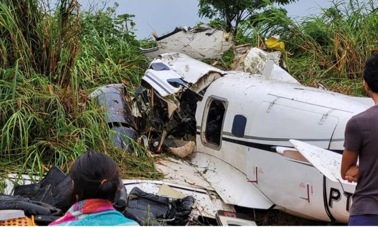 Brezilya’da uçak düştü: Kurtulan yok