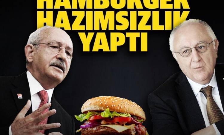 "Hamburger yemeye gelmedik" İYİ Parti'li Ahmet Erozan, ABD'deki gizemli sekiz saatinde hamburger yemeye gittiğini söyleyen CHP Genel Başkanı Kemal Kılıçdaroğlu'nu eleştirdi.