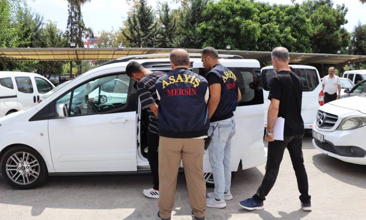 Mersin'de hırsızlık yapan 4 kişi tutuklanarak cezaevine gönderildi